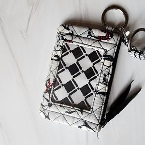 Vera Bradley Playful Penguins ID case/ lanyard